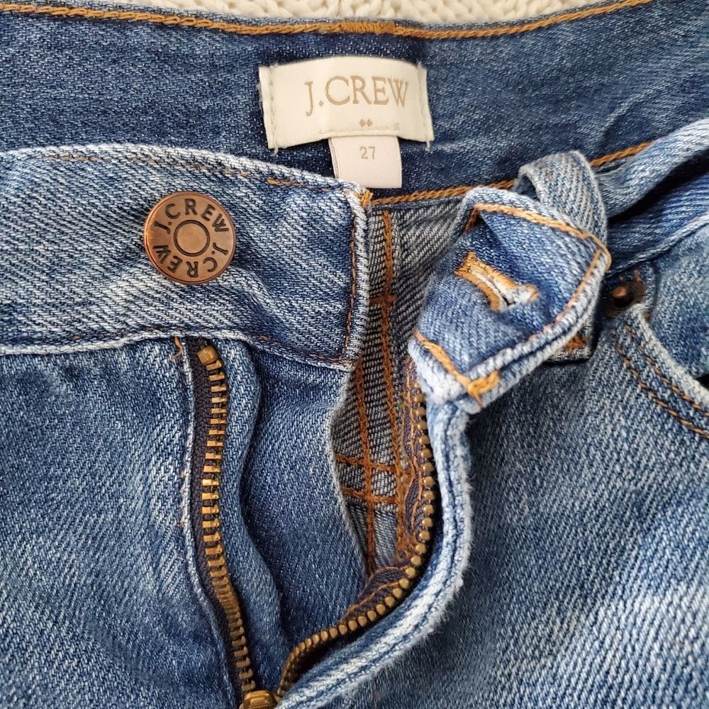 Crew Cuffed Denim Shorts size 27 - Picture 12 of 13